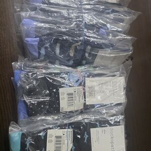 Men's Blue and Black Dress Socks